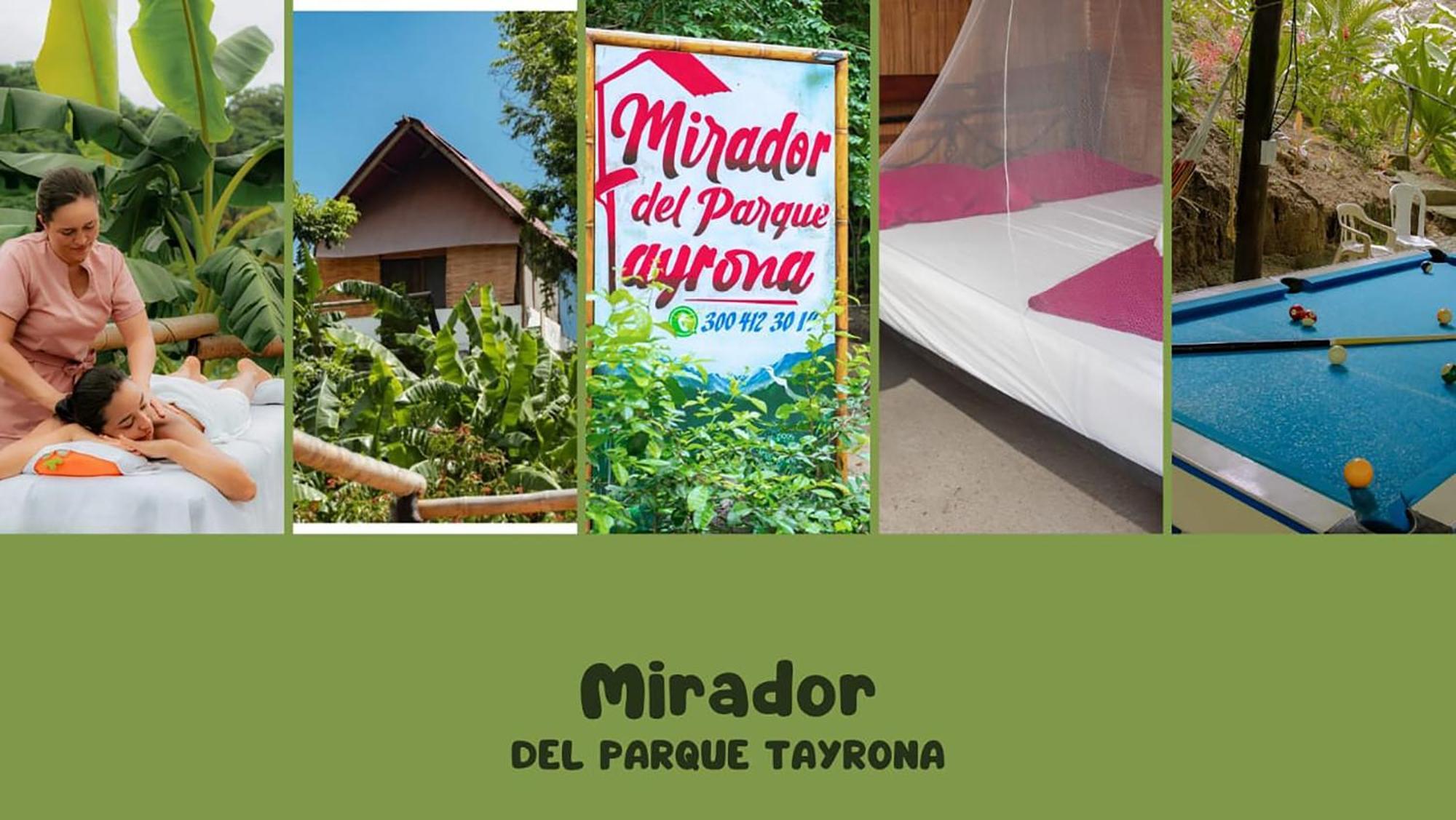 Hostal Mirador Dentro Del Parque Tayrona El Zaino Eksteriør bilde